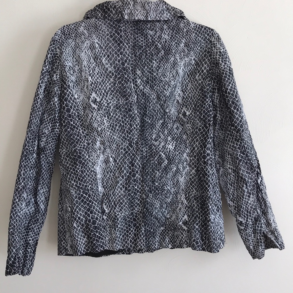 Chico’s Lined Lightweight Skin Pattern Jacket - image 2